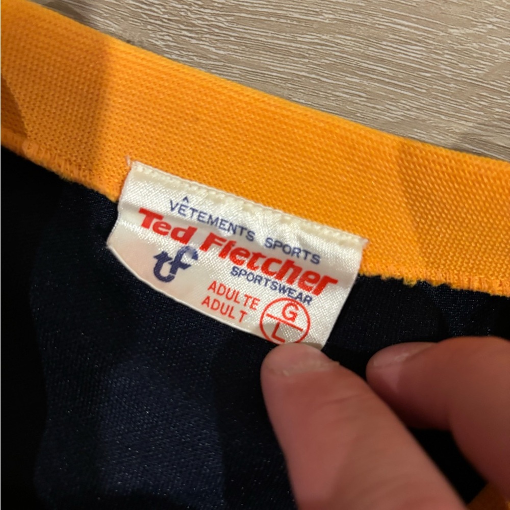 Black and Orange Men's Jersey - Picture 3 of 3